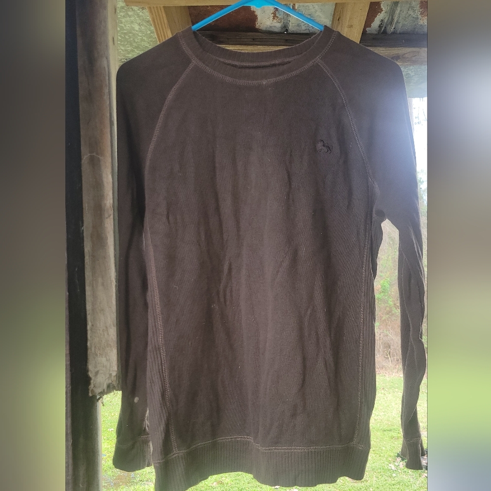 Old Navy Brown Crewneck Boys Sweater Size L/14